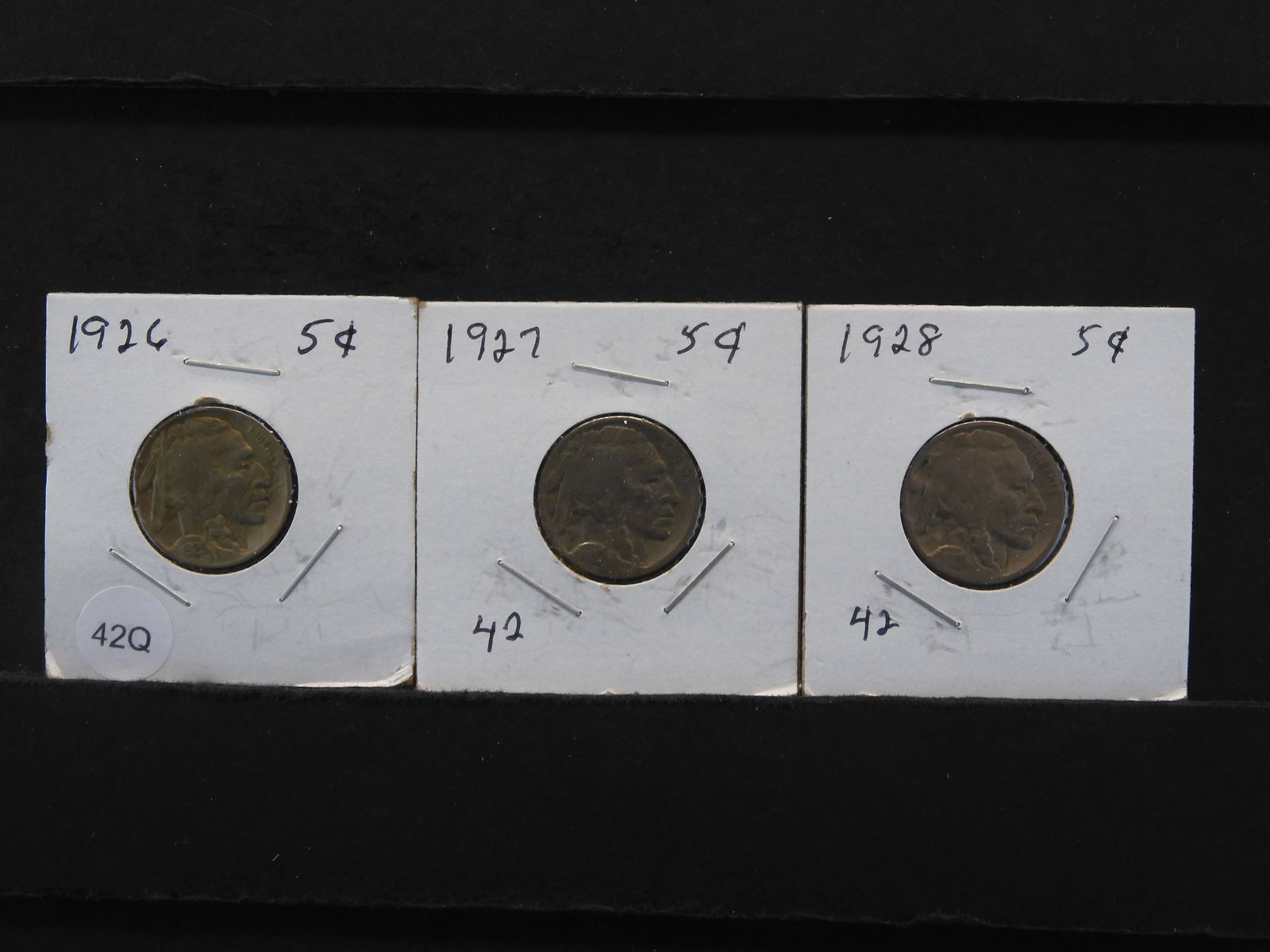 1926, 27, 28 Buffalo Nickels (1 of 7)