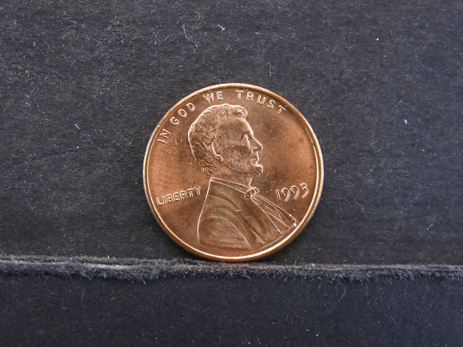 1993 Lincoln Cent Error Occluded Gas Bubbles (1 of 2)