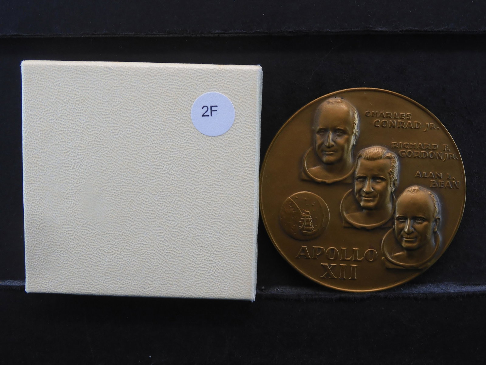 1969 Medallic Art Apollo 12 Medal.  2 1/2" diameter. (1 of 3)