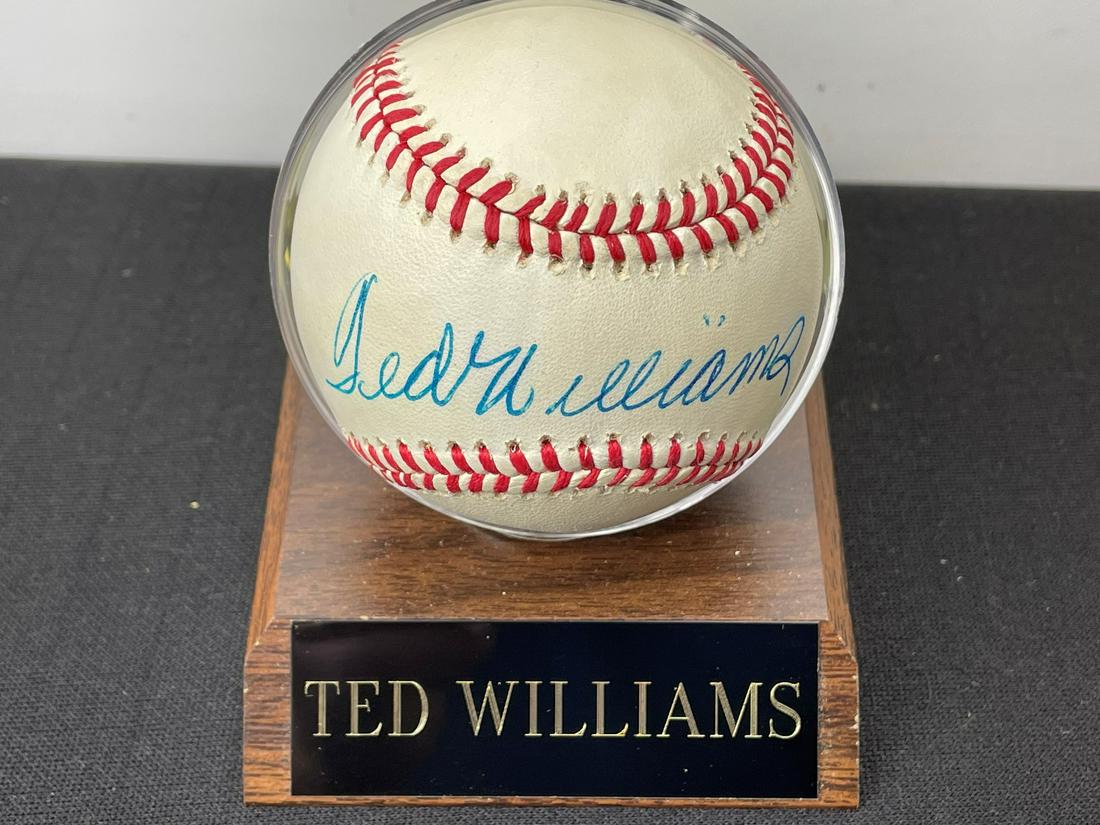 Ted Williams Auto Baseball - Likely Not Genuine (1 of 4)