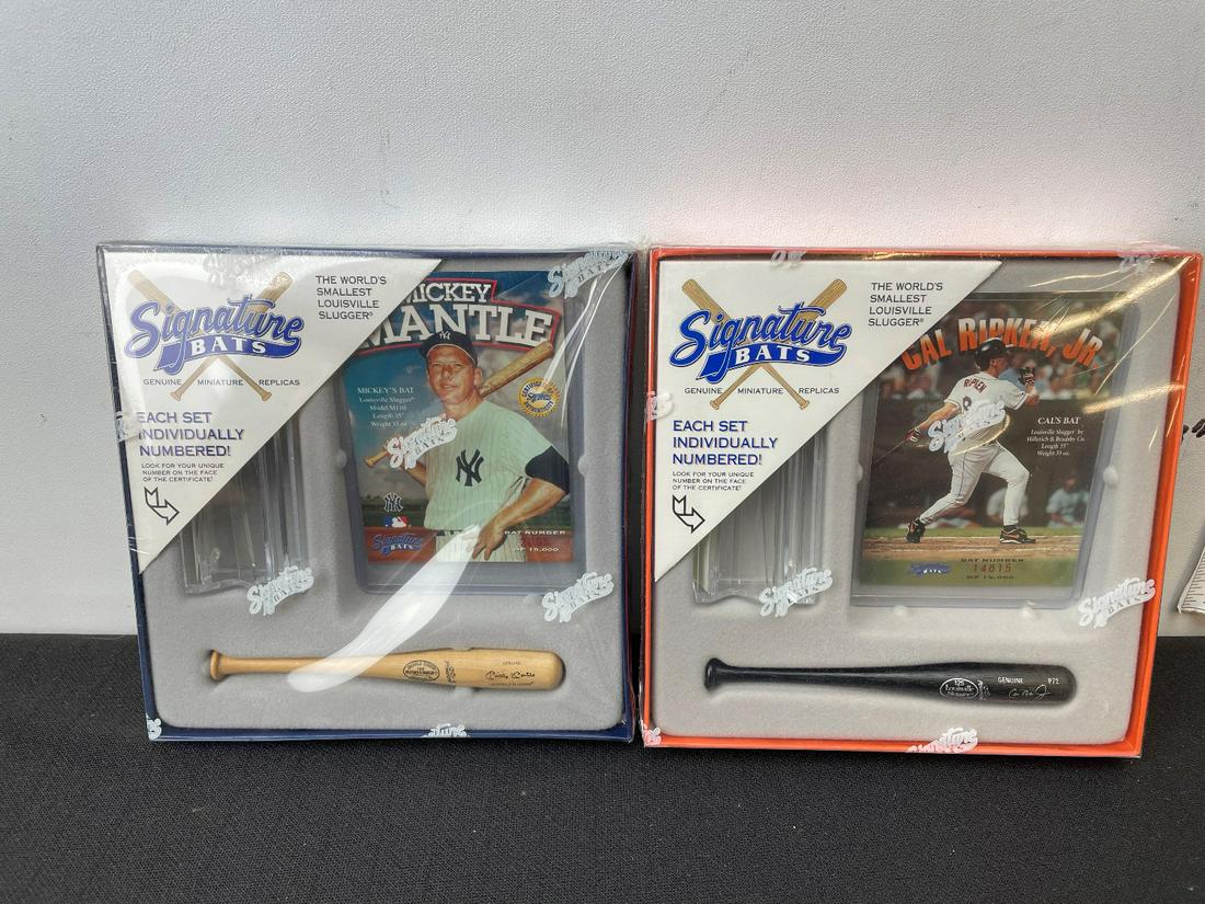 1996 & 1998 Signature Bats Miniature Bats - Mickey (1 of 2)