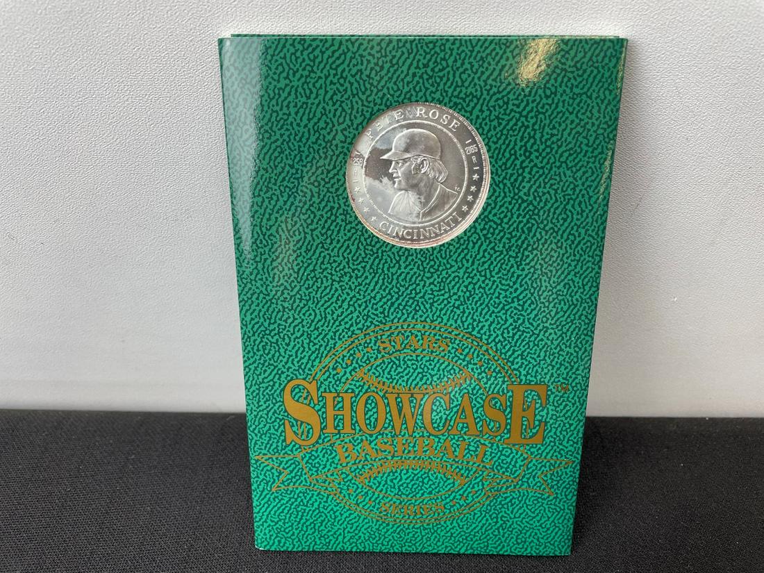 1992 Stars Showcase Pete Rose .999 Solid Silver (1 of 7)