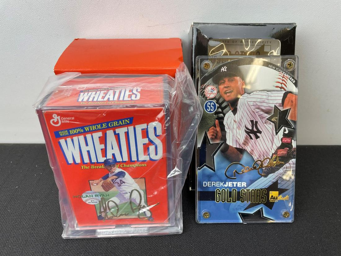 1999 Authentic Images Nolan Ryan Gold Foil card & (1 of 4)