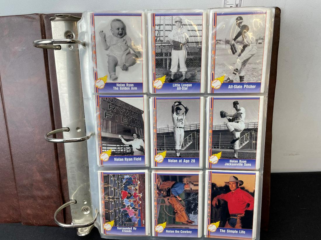Nolan Ryan Card Lot  - 42 Pages (1 of 19)