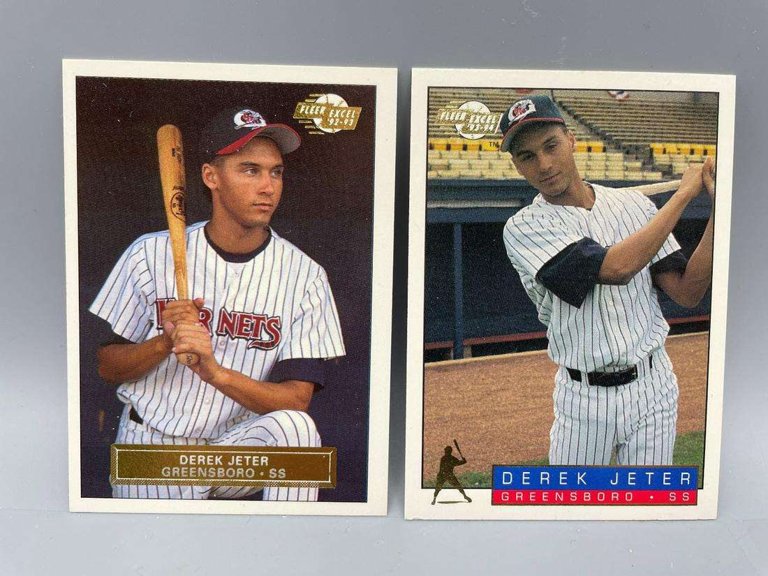 1992 & 1993 Fleer Excel Derek Jeter Minor League (1 of 2)