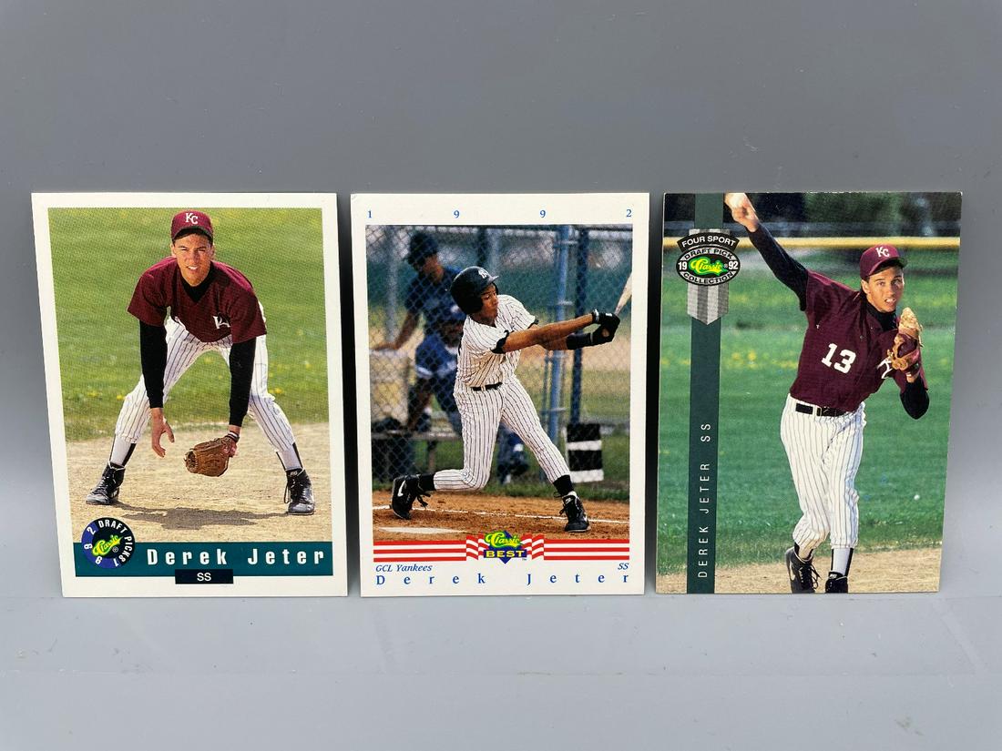 1992 Classic Derek Jeter Lot of 3 Different Minor (1 of 2)