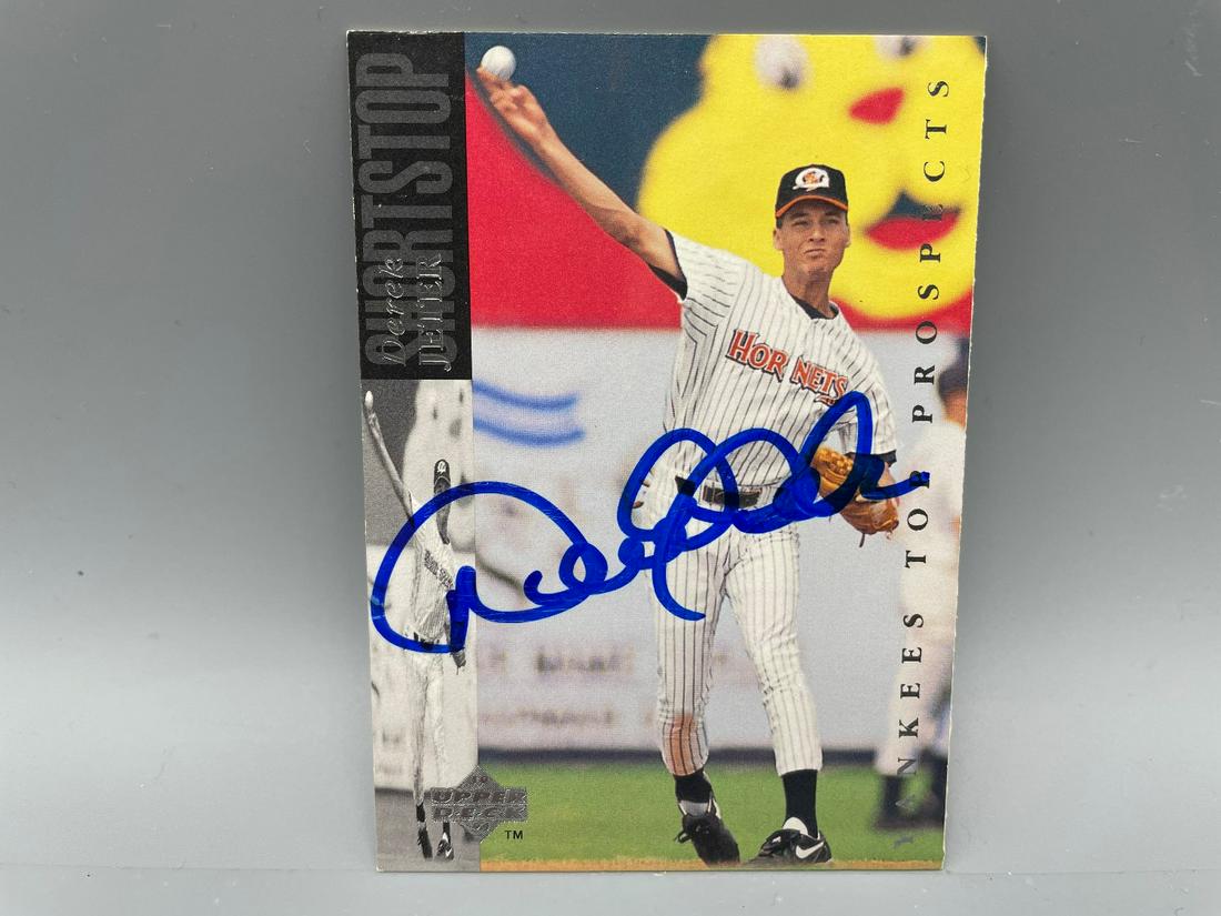 1994 Upper Deck Minor League Derek Jeter Autograph (1 of 3)
