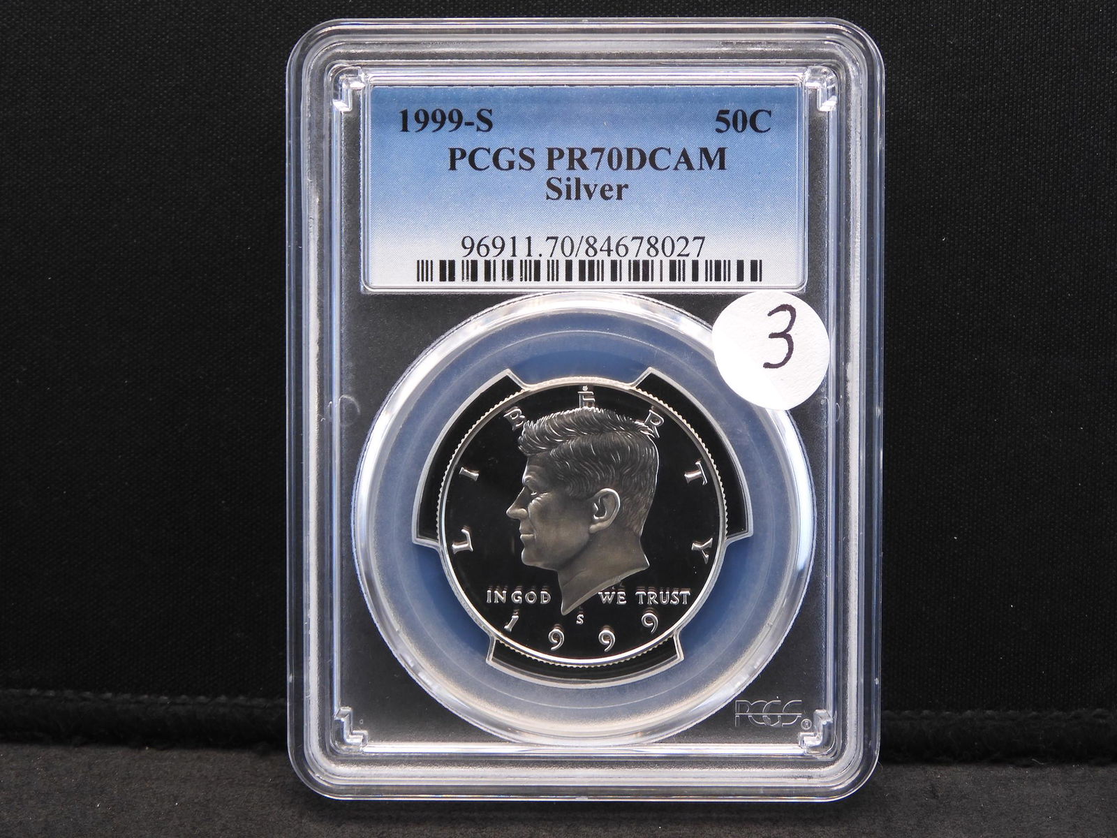 1999-S PCGS PR70 DCAM Kennedy Silver Half Dollar (1 of 4)