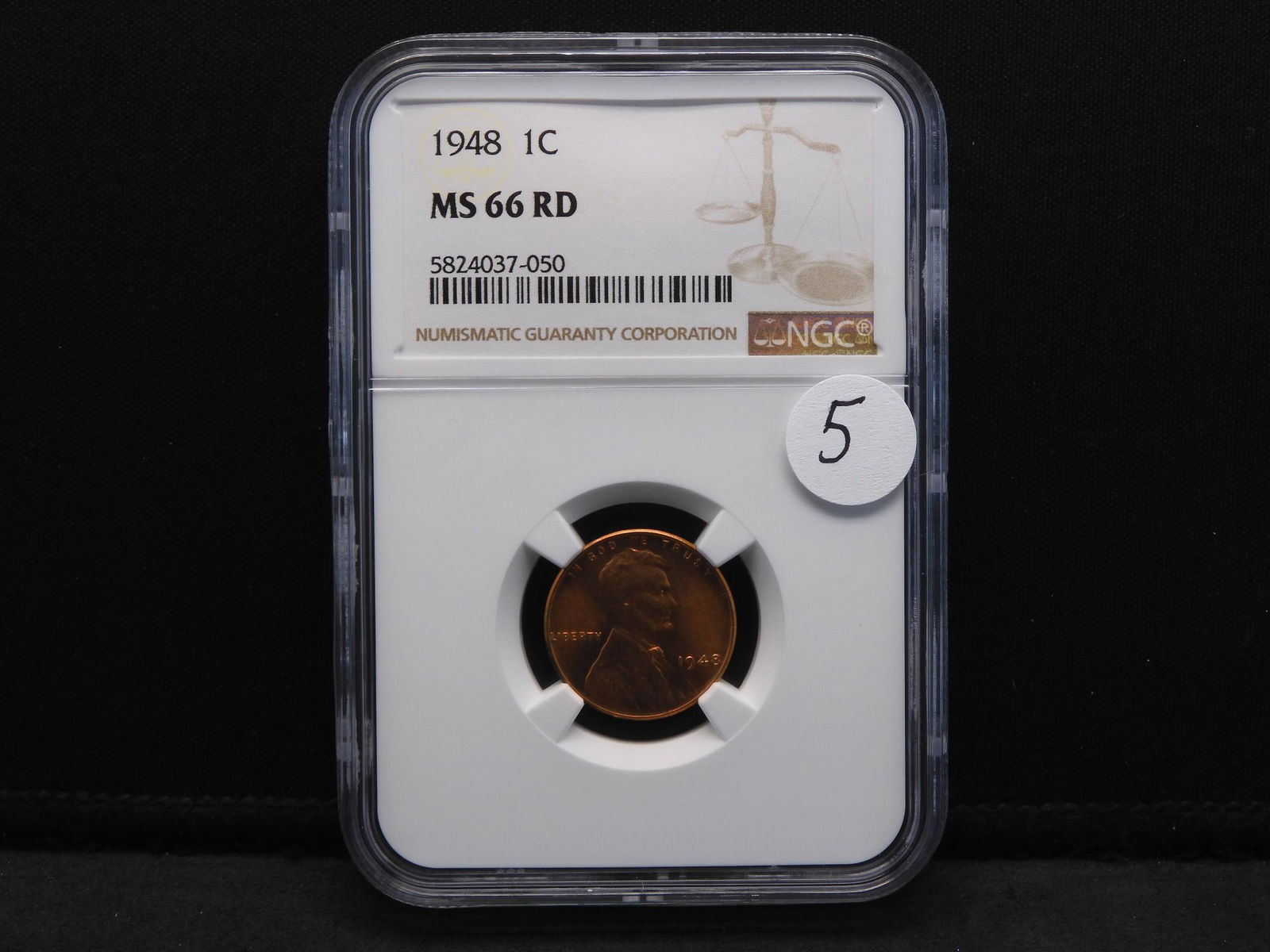 1948 NGC MS66 RD Lincoln Wheat Cent (1 of 4)