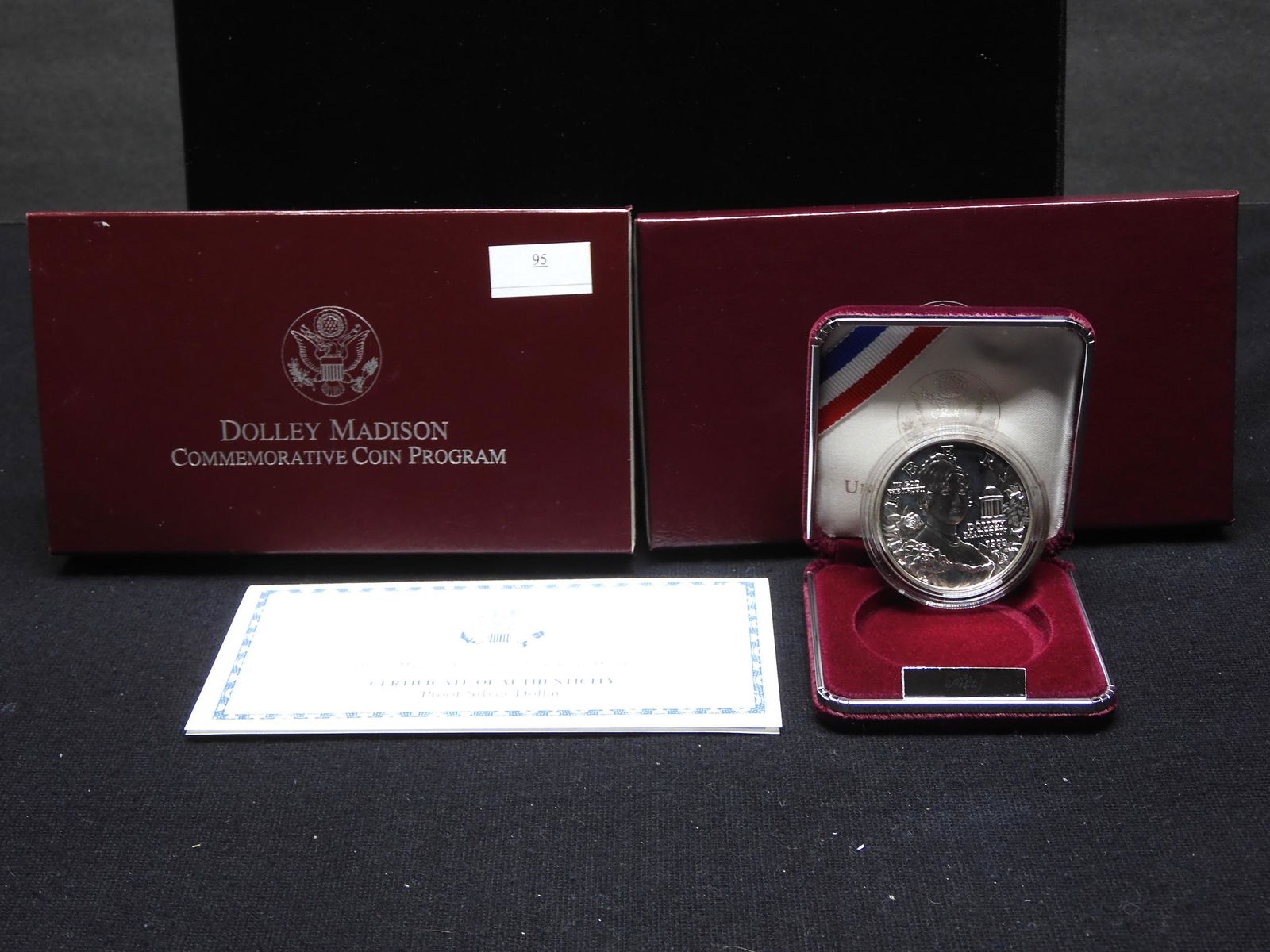 1999 U.S. Dolley Madison Commem Proof Silver Dollar OGP (1 of 4)