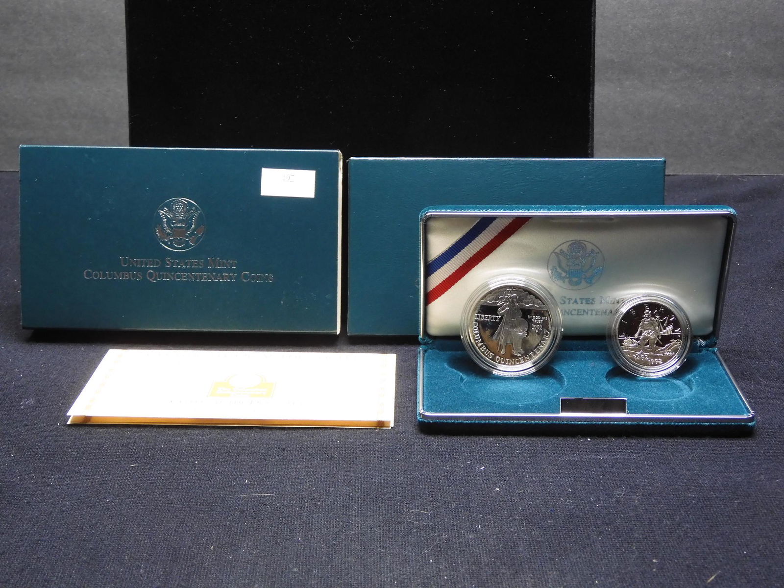 1992-P Proof Silver Dollar and 1992-S Proof Clad Half (1 of 4)