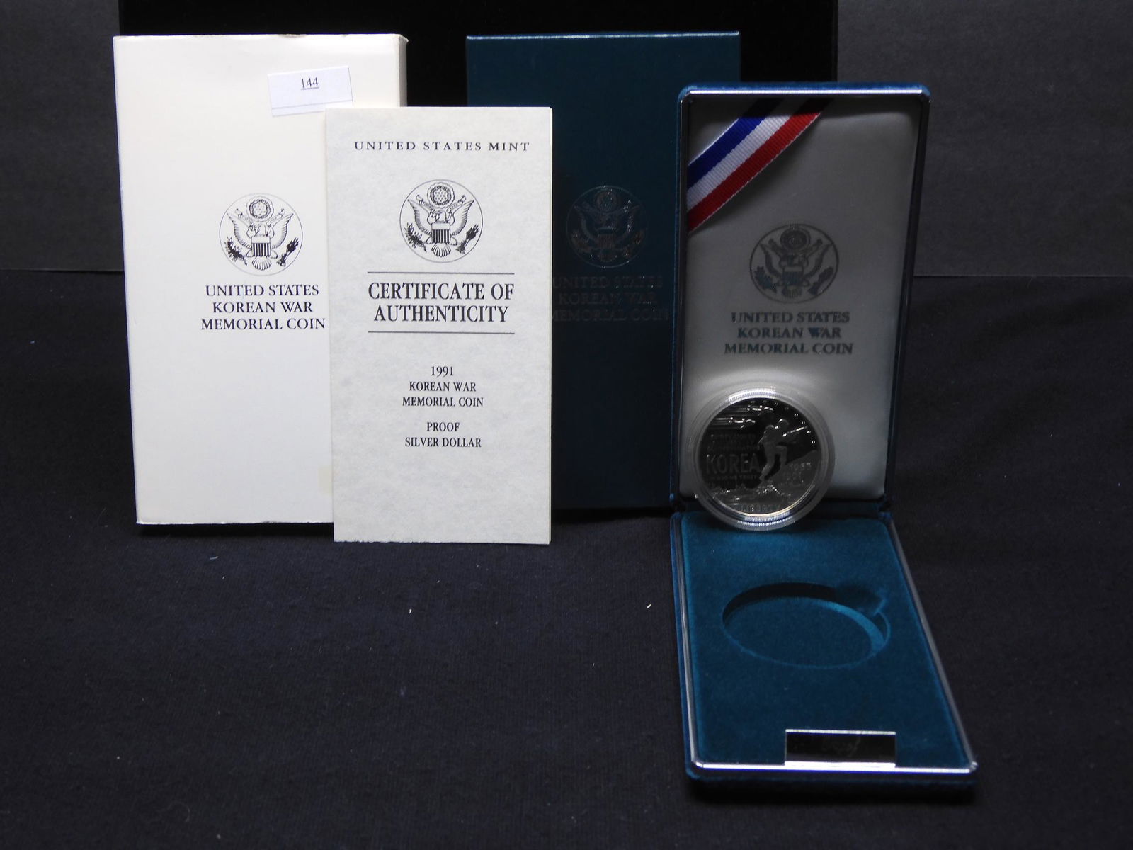 1991 U.S. Korean War Proof Silver Dollar OGP (1 of 4)