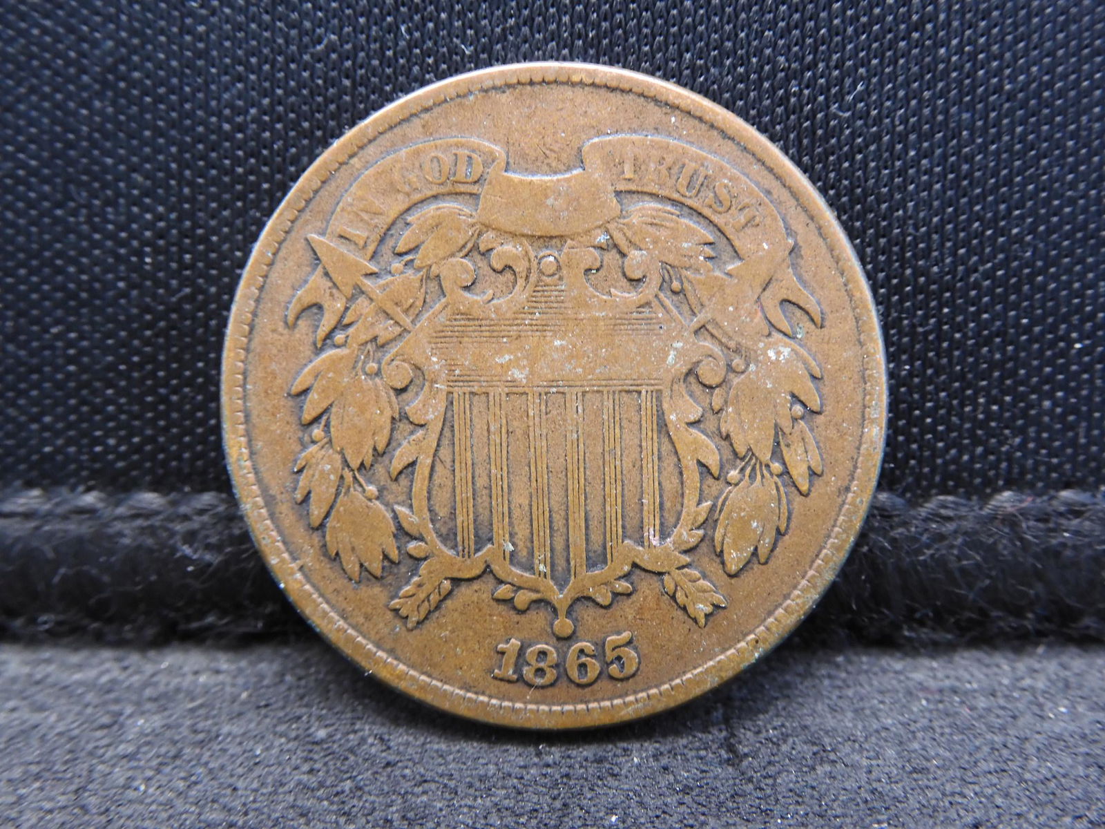 1865 Two 2 Cent Piece - Civil War Date!! (1 of 2)