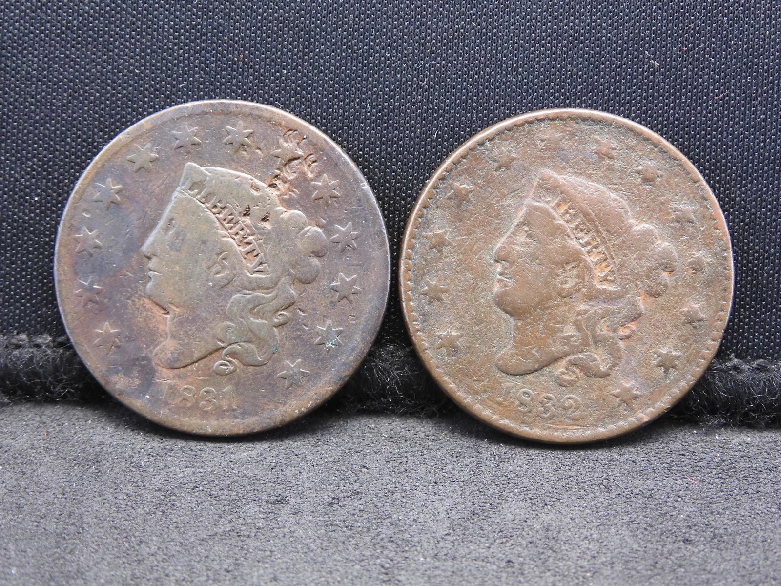 Coronet Head Large Cents - 1831 & 1832 (1 of 2)