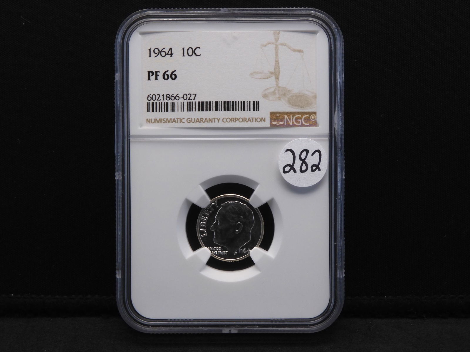 1964 NGC PF66 Roosevelt Silver Dime - Nice & Bright! (1 of 4)