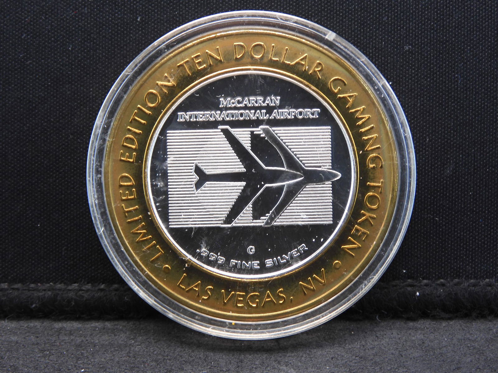 Casino $10 Limited Edition Gaming .999 Fine Silver (1 of 2)