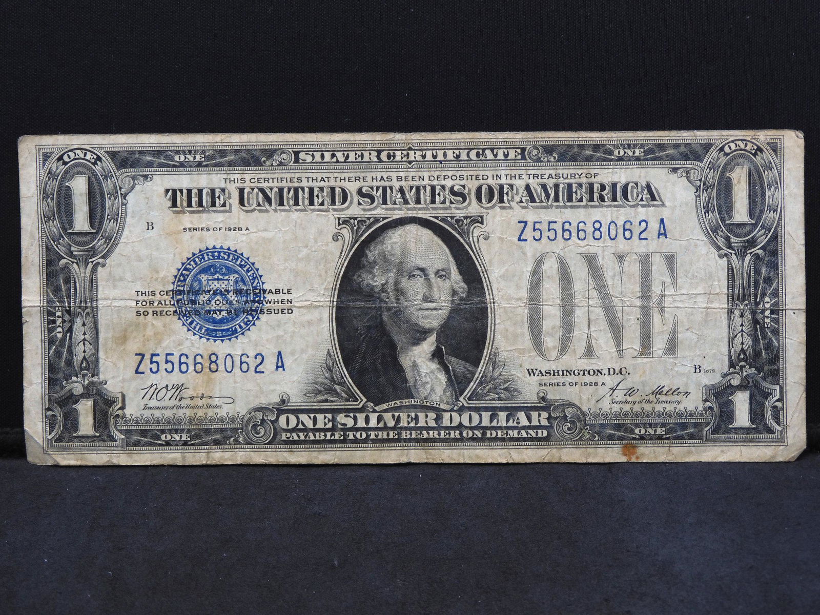 Series 1928-A U.S. $1 Silver Certificate Note - (1 of 3)