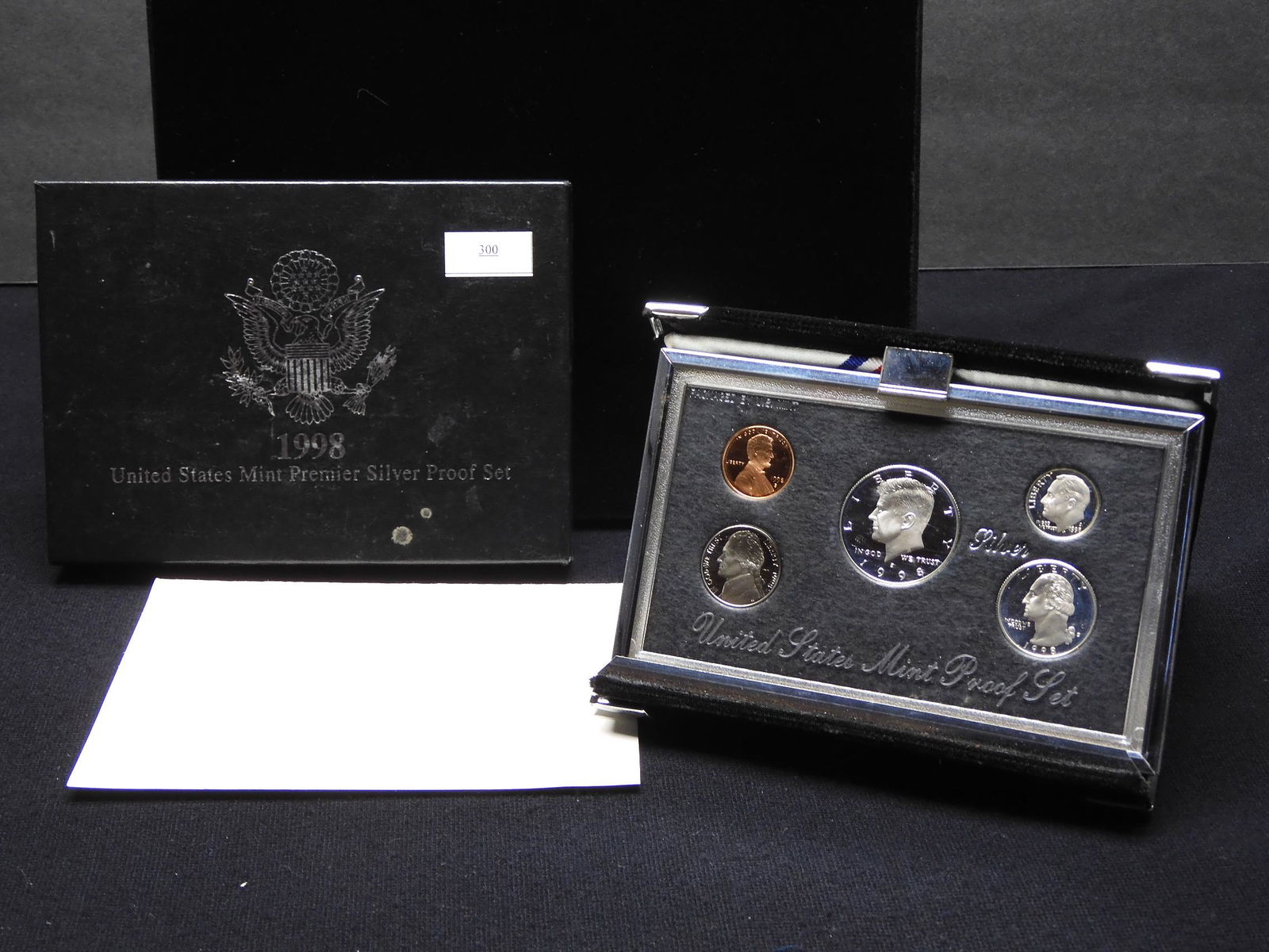 1998 U.S. Mint Premier Silver Proof Set OGP (1 of 4)