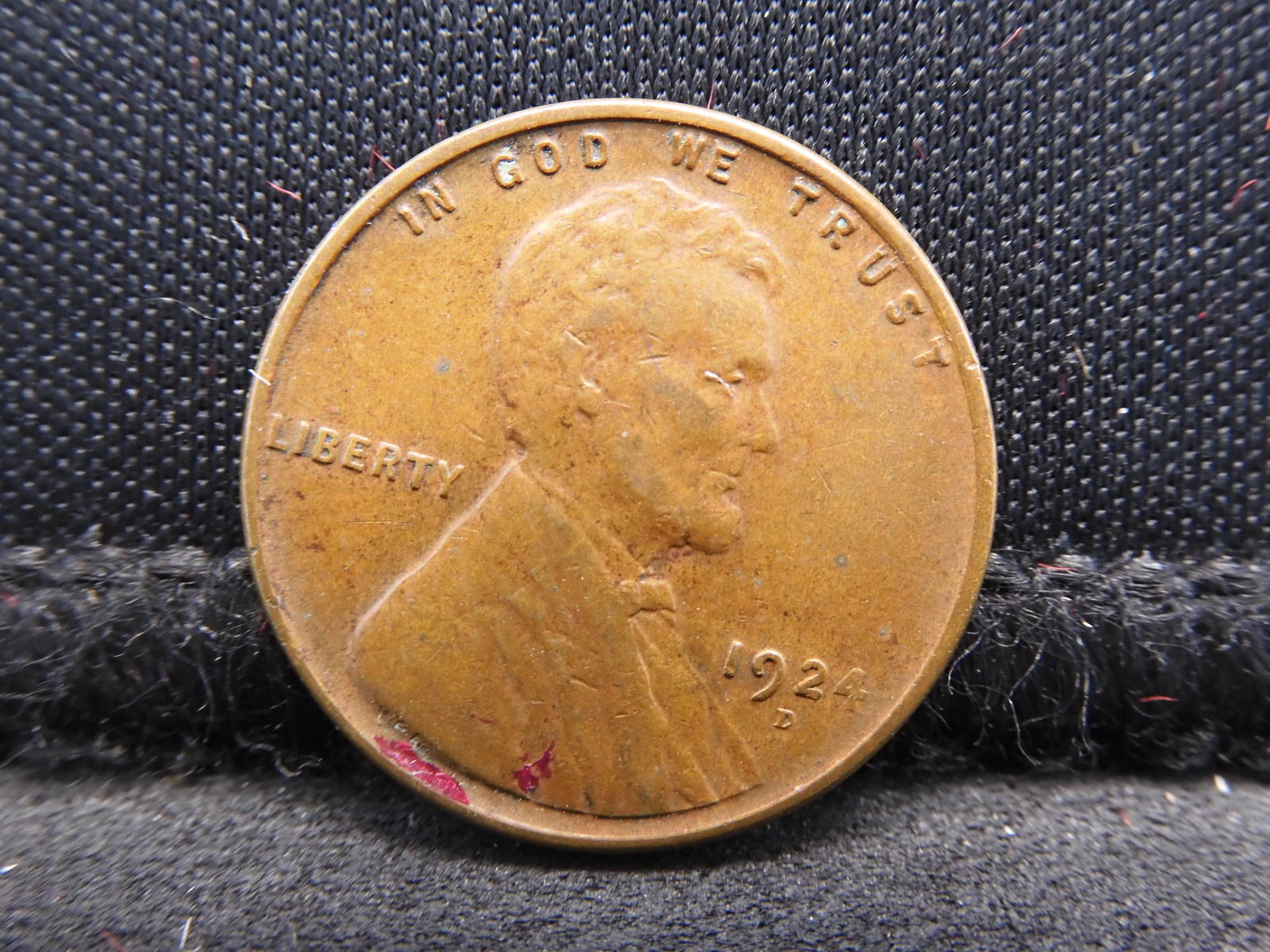 1924-D Lincoln Wheat Penny Cent - Key Date w/ Strong (1 of 2)