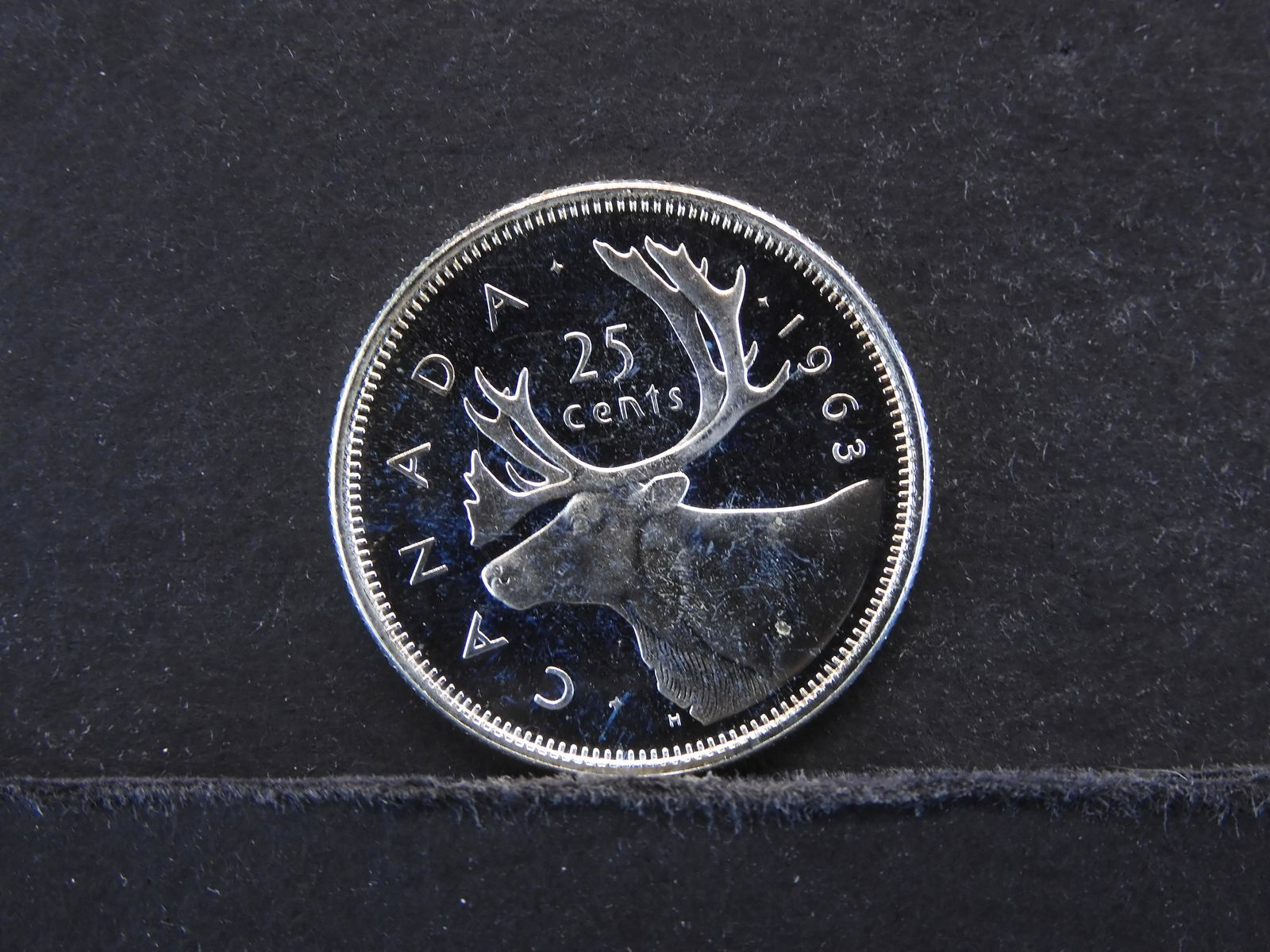1963 Canadian MS 66 Silver Quarter (1 of 2)