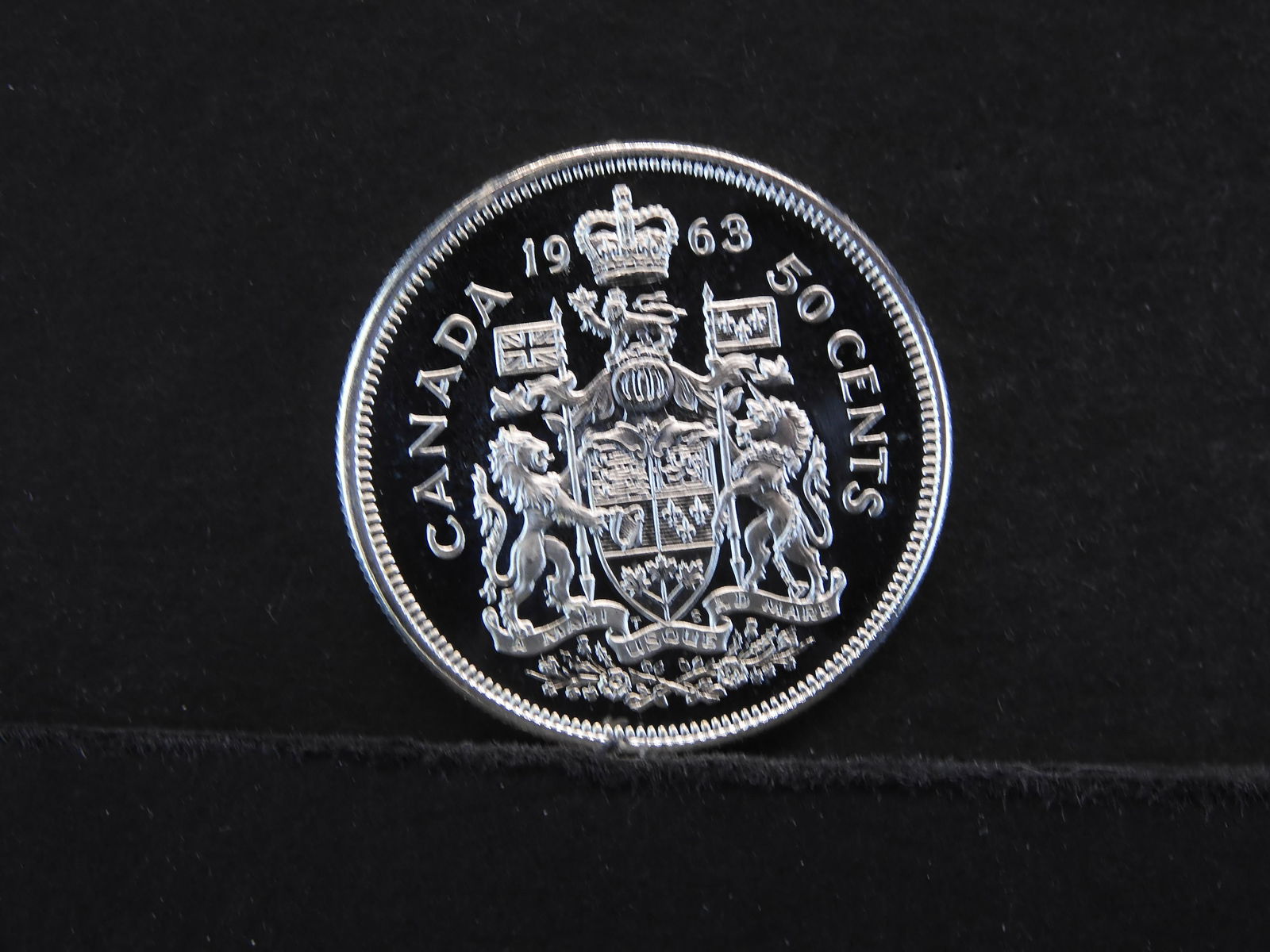 1963 Canadian MS 66 Silver Half Dollar (1 of 2)