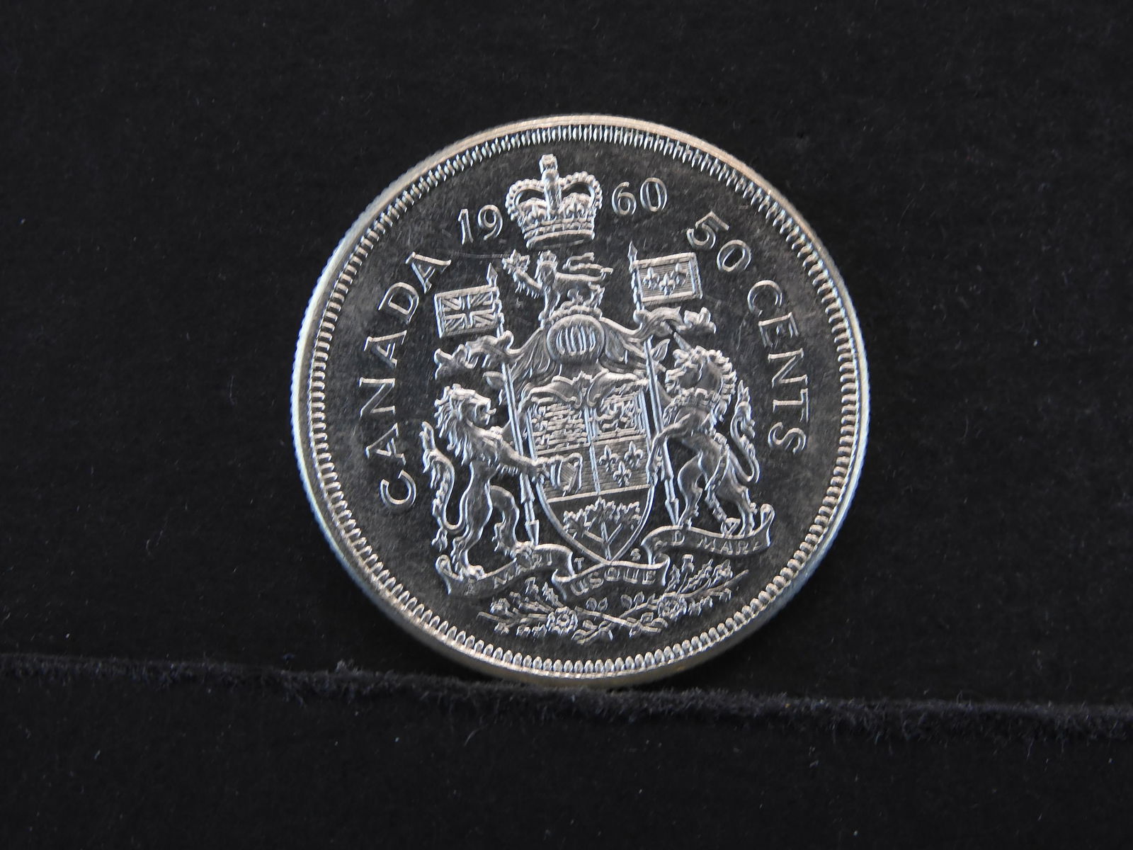 1960 Canadian MS 66 Silver Half Dollar (1 of 2)