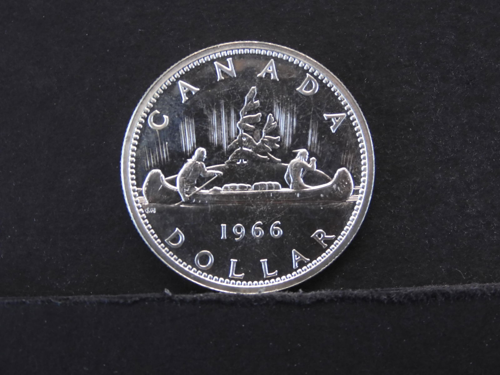 1966 Canadian MS 66 Silver Dollar (1 of 2)