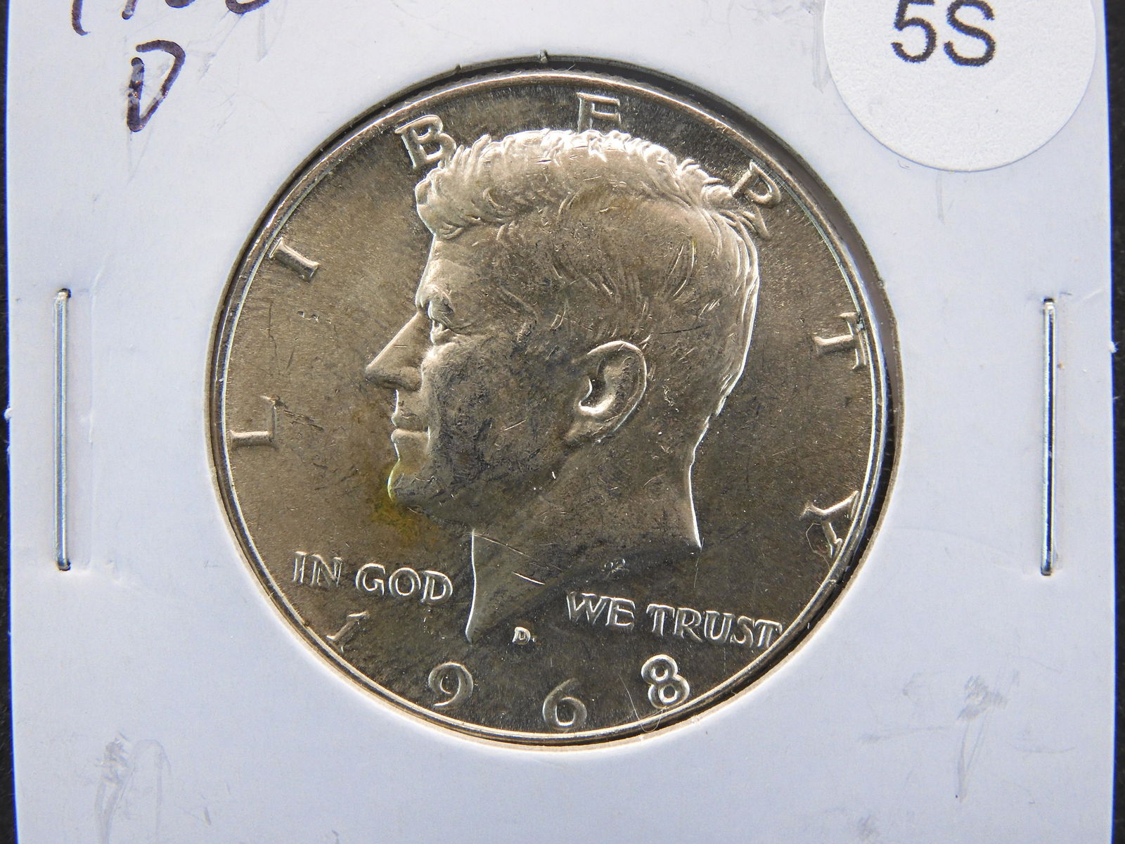 1968 D Kennedy Half Dollar 40% Silver (1 of 3)