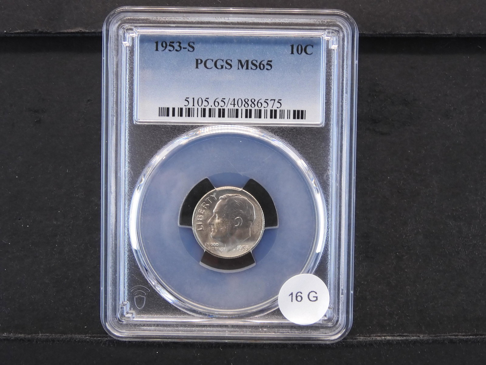 1953-S Roosevelt Dime PCGS MS65 - Beautiful Coin! (1 of 4)