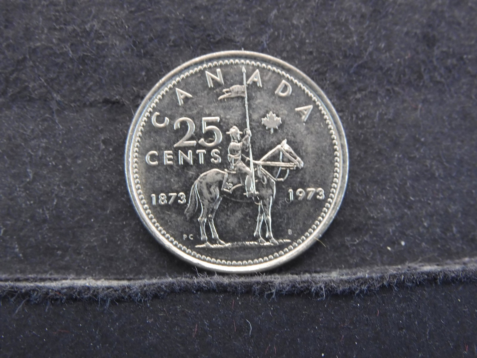 1973 Canadian 25 Cents: 1973 Canadian 25 Cents