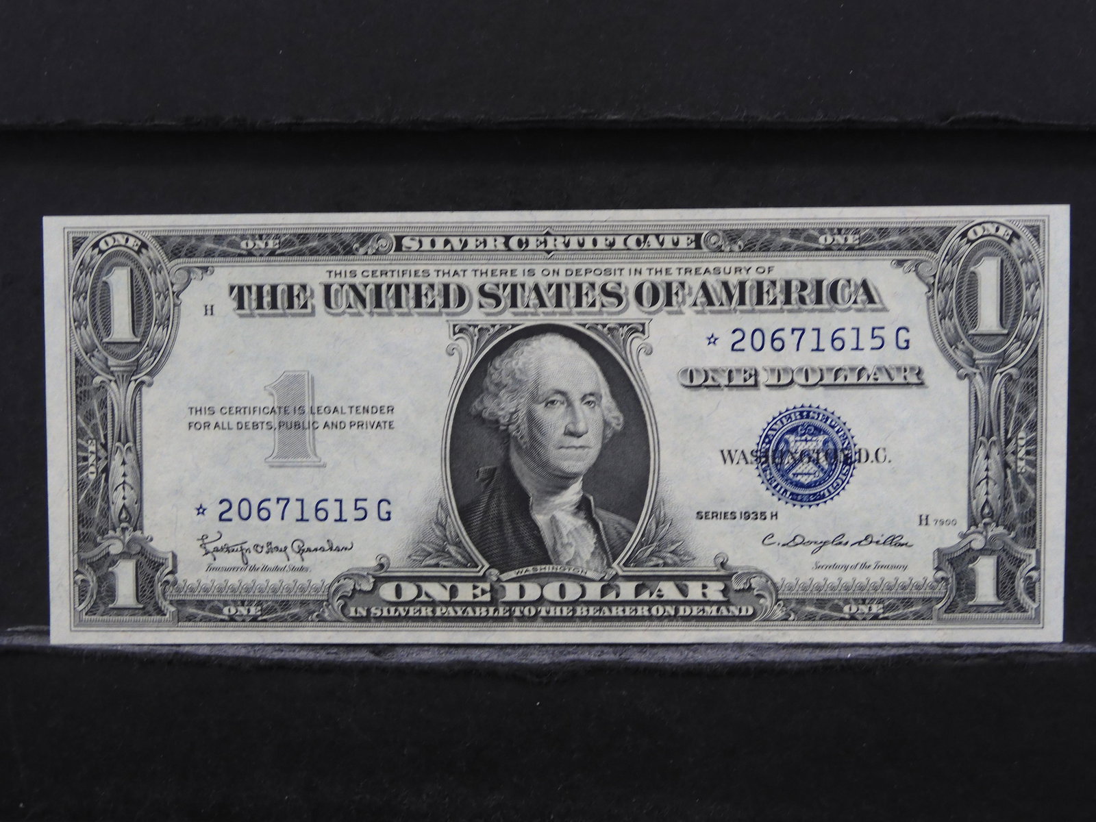 1935-H Silver Certificate, Star Note (1 of 3)