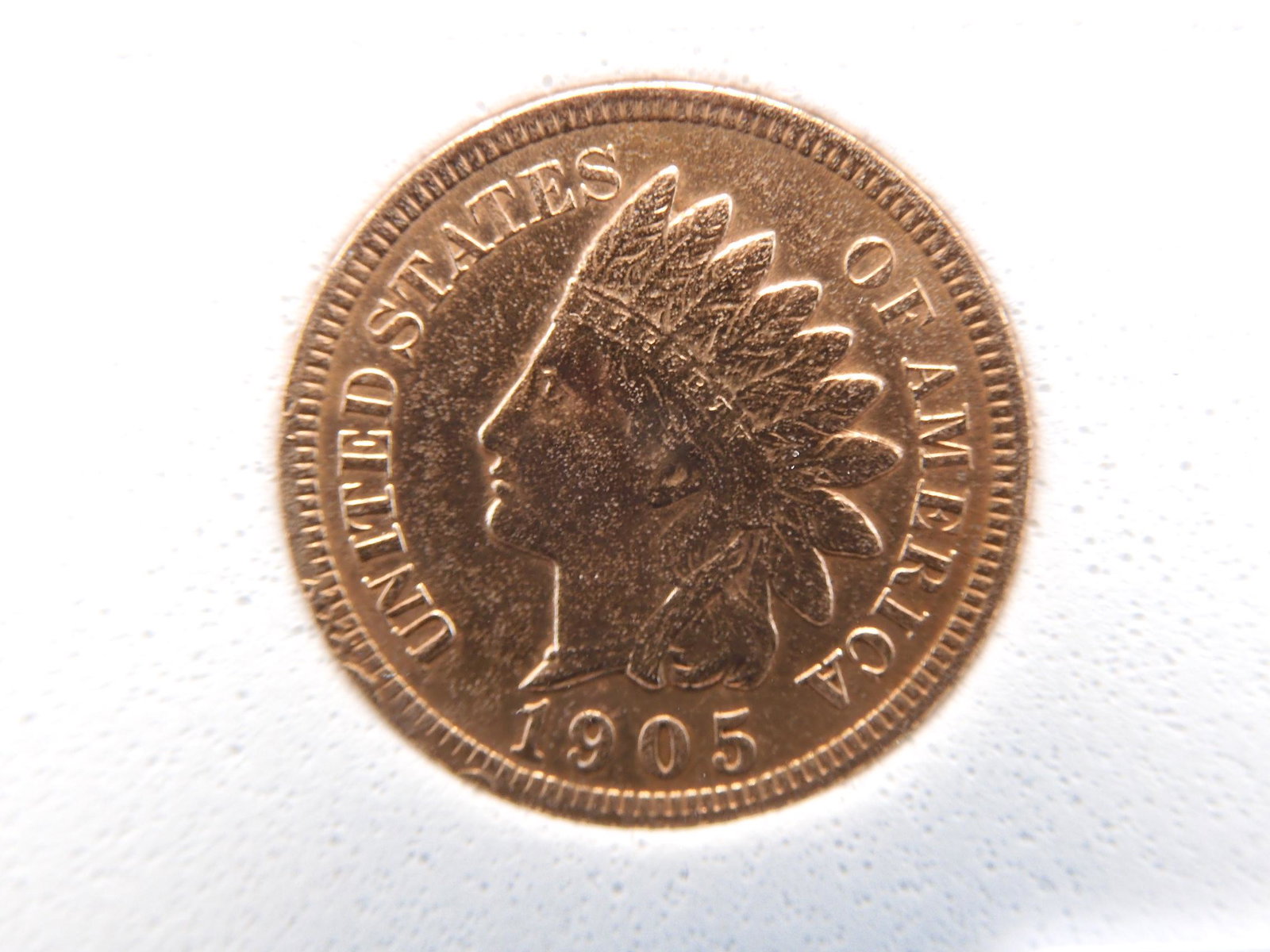 1905 Indianhead, Full Liberty, 4 Diamonds, Proof Like, (1 of 4)