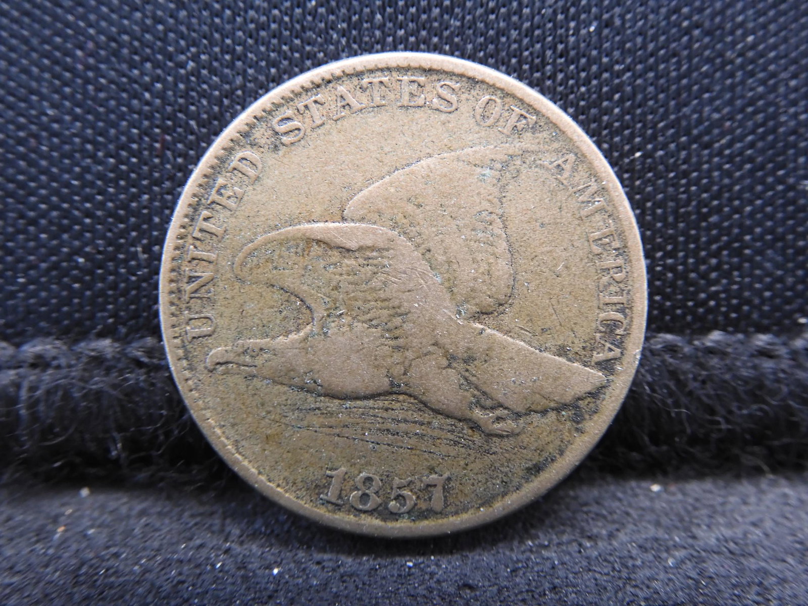 1857 Flying Eagle Cent Strong Details (1 of 2)