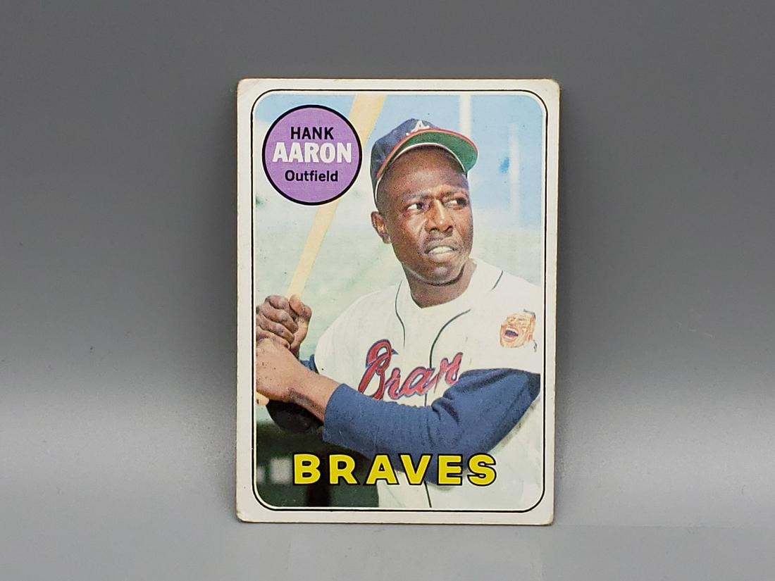 1969 Topps Hank Aaron #100 HOF (1 of 2)