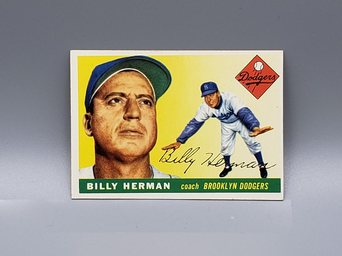 1955 Topps Billy Herman #19 HOF (1 of 2)