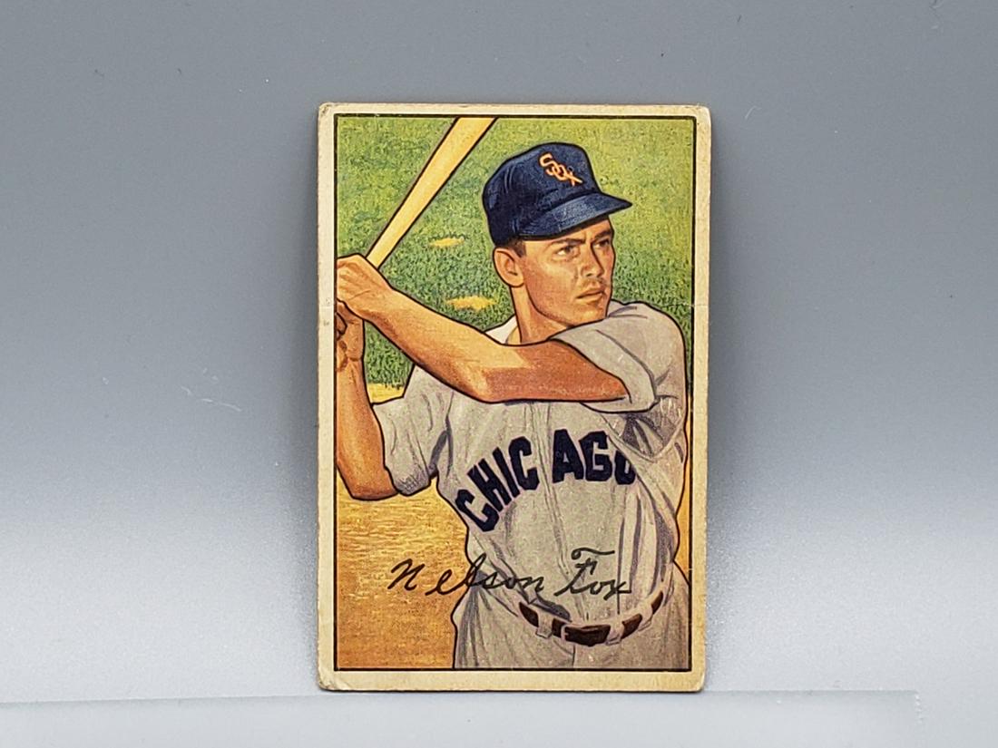 1952 Bowman Nellie Fox HOF (1 of 2)