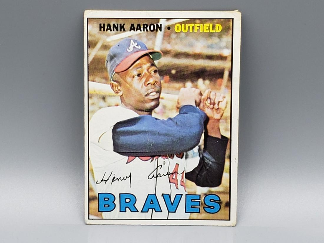 1967 Topps Hank Aaron #250 HOF (1 of 2)