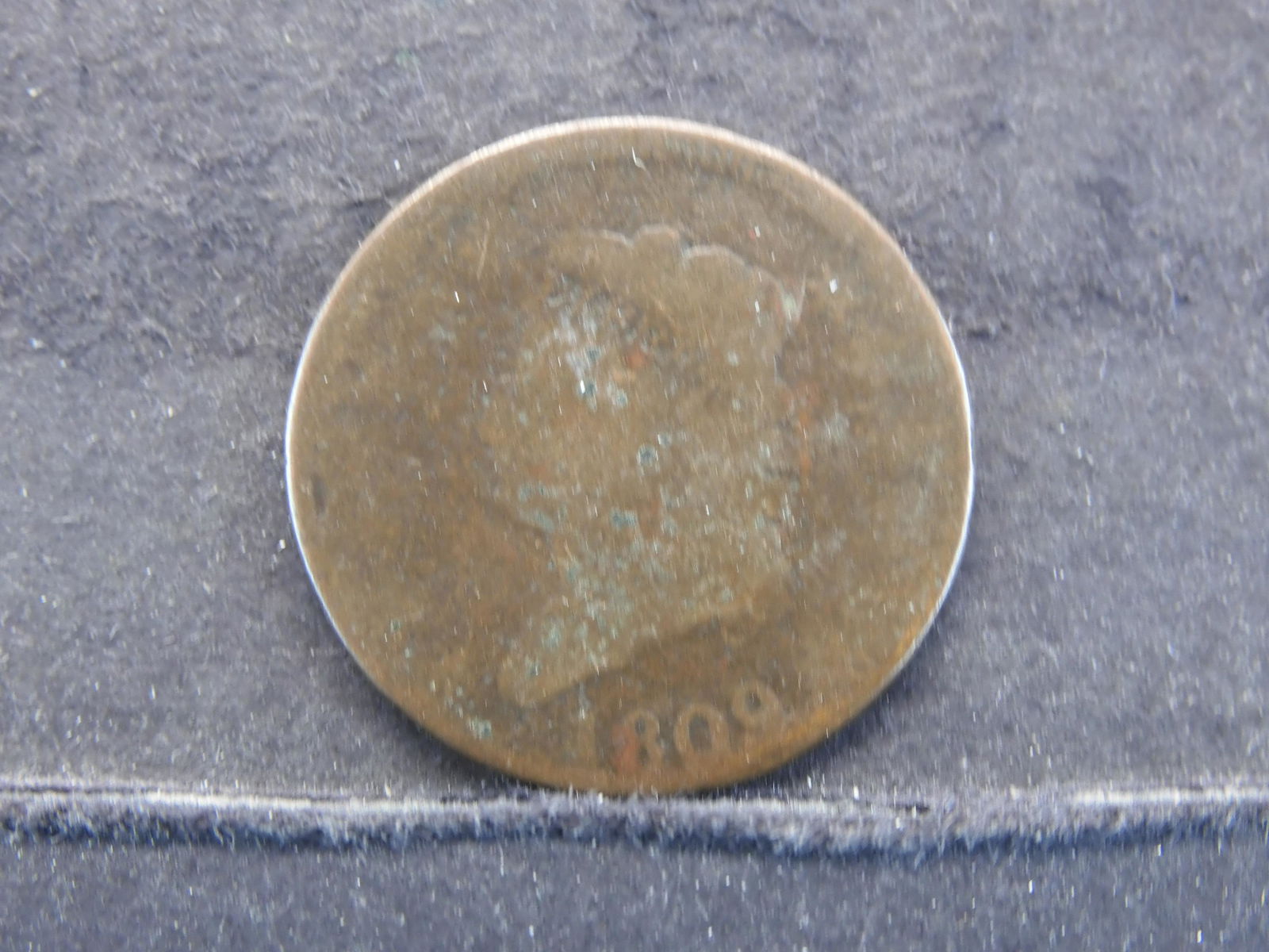 1809 Large Cent.  AG+.  Rare Date. (1 of 3)