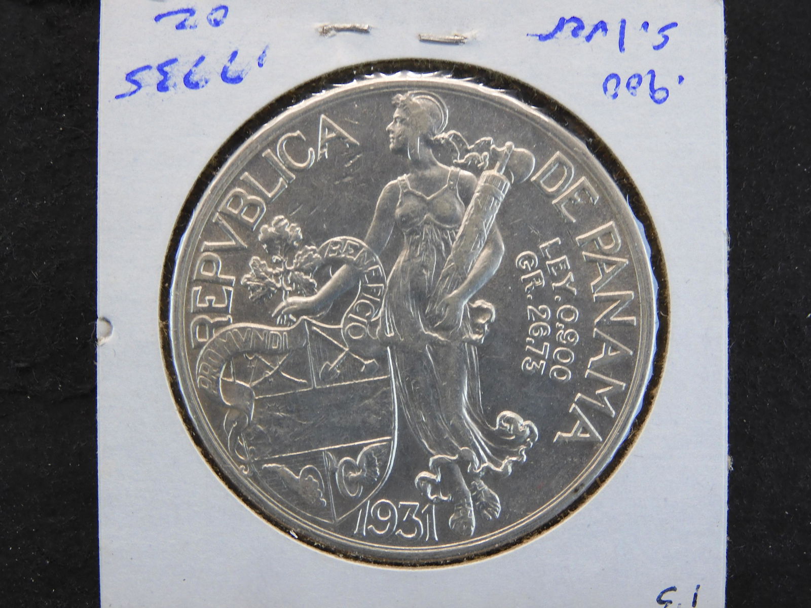 1931 Panama 1 Balboa. (1 of 3)