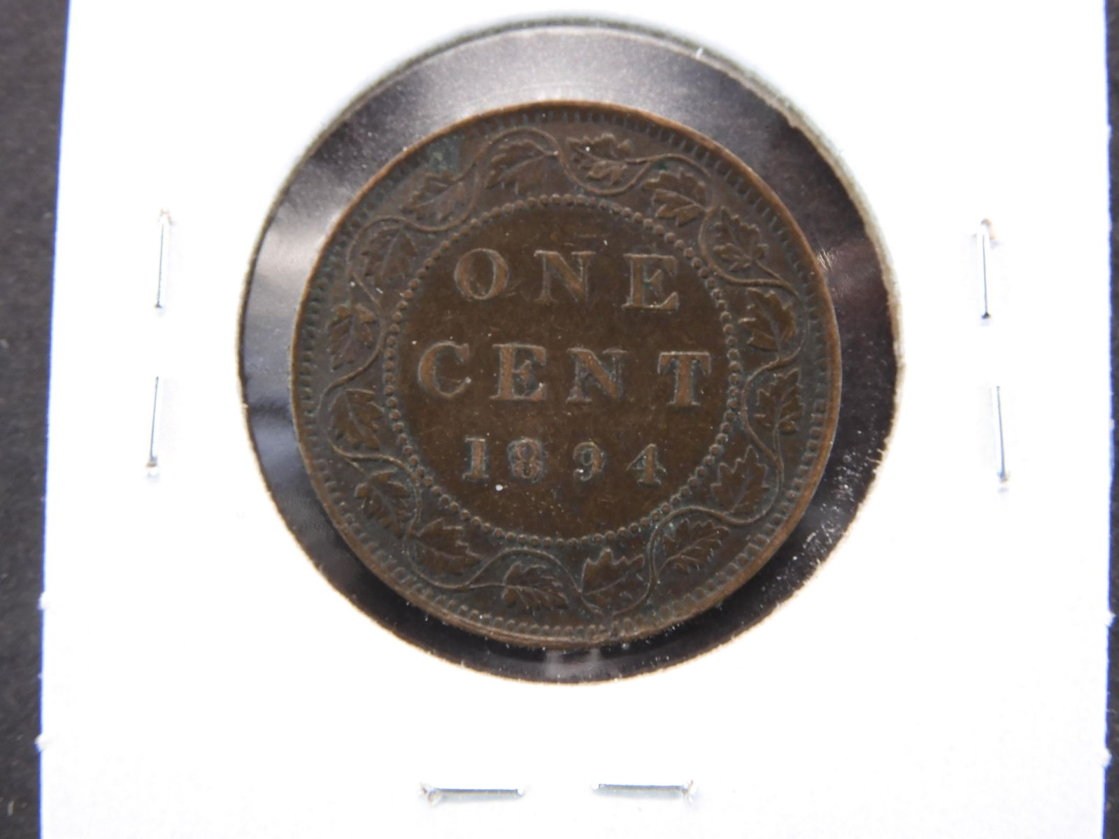1894 Canada 1c.  XF.  Key Date. (1 of 3)