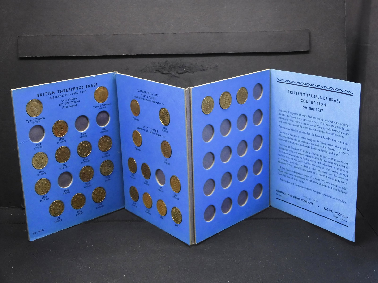 Canadian Small Cents Part Set.  1920 through 1968.  44 (1 of 9)