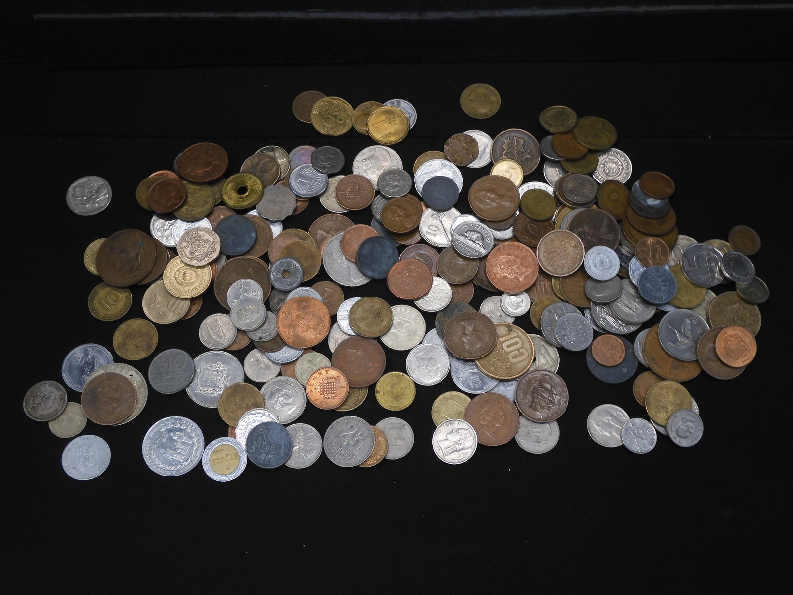 2 lbs. Foreign Coins - Unsearched (1 of 6)