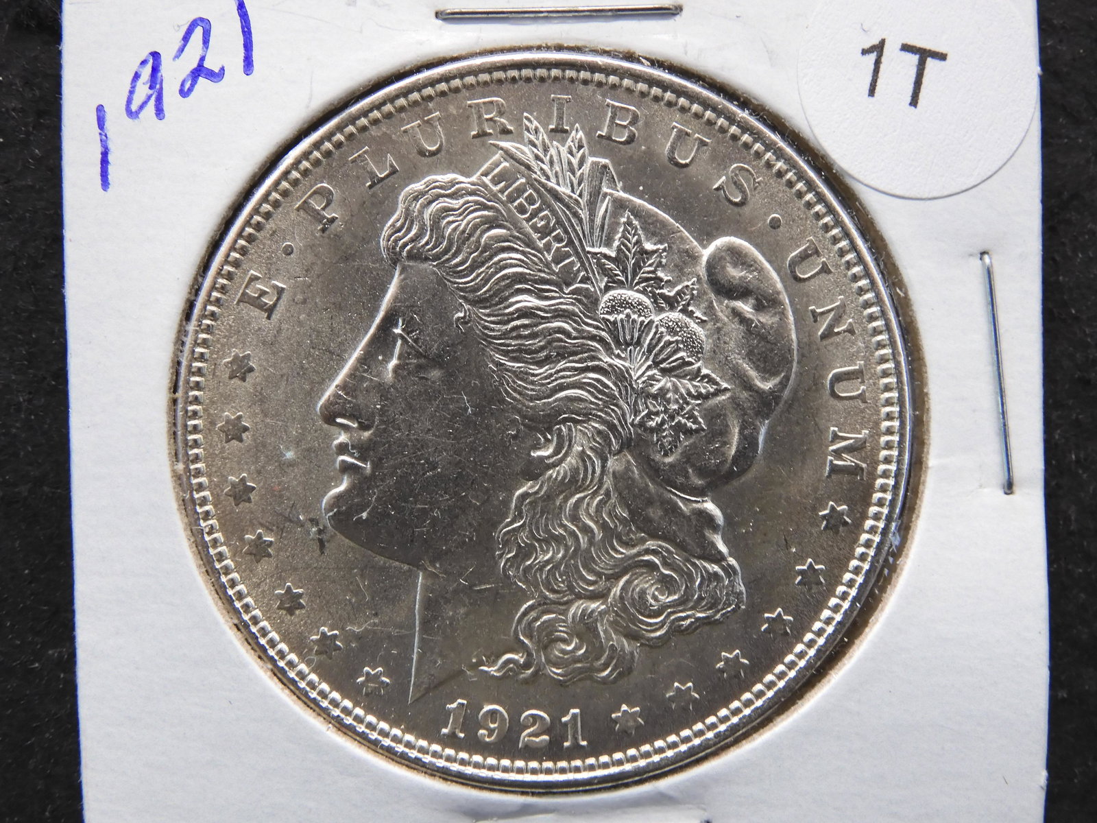 1921Morgan Dollar 90% Silver Last year For the Morgan's (1 of 2)