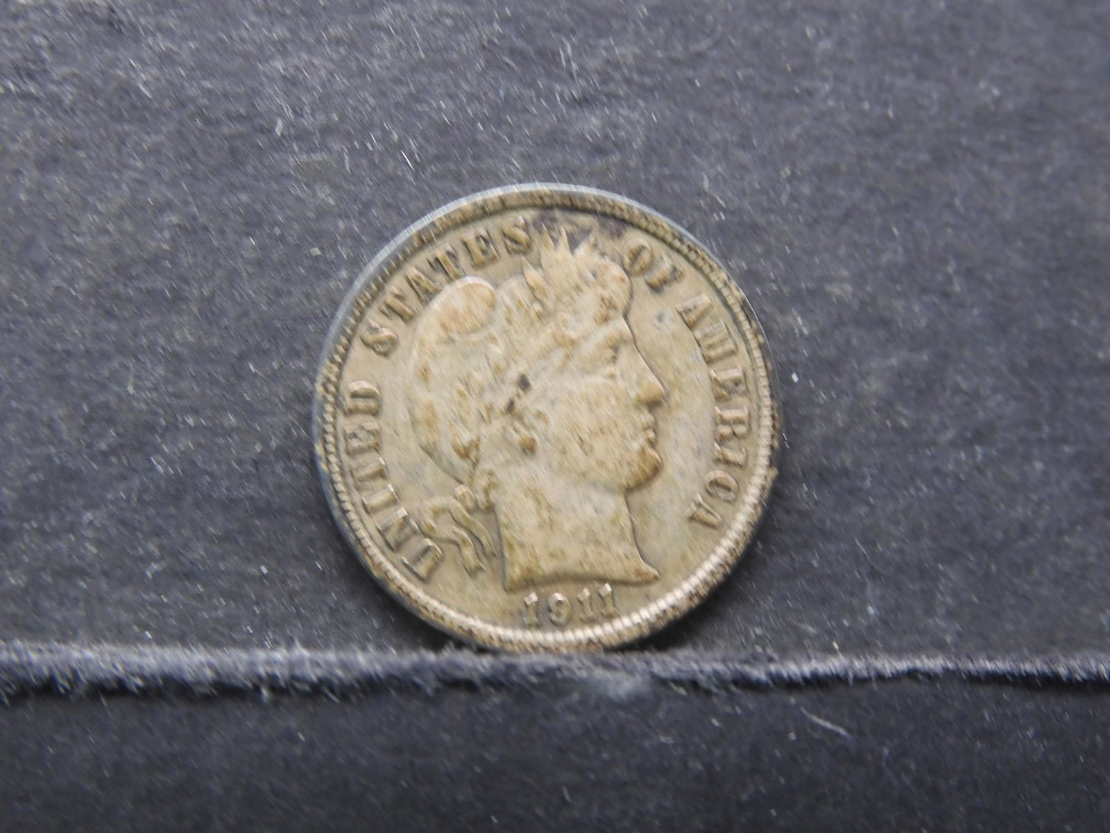 1911 Barber Dime - Toning - Nice Detail (1 of 2)