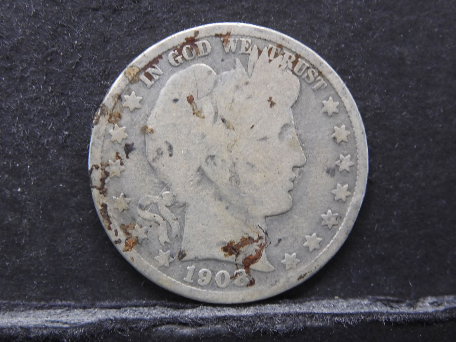 1908 Barber Half Dollar (1 of 2)