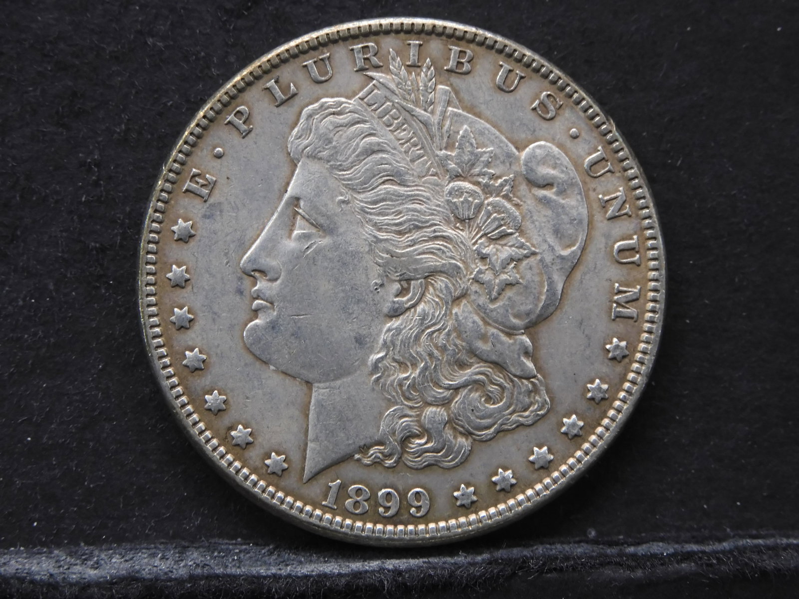 1899 Morgan Dollar.  Very Low Mintage.  RARE. (1 of 2)