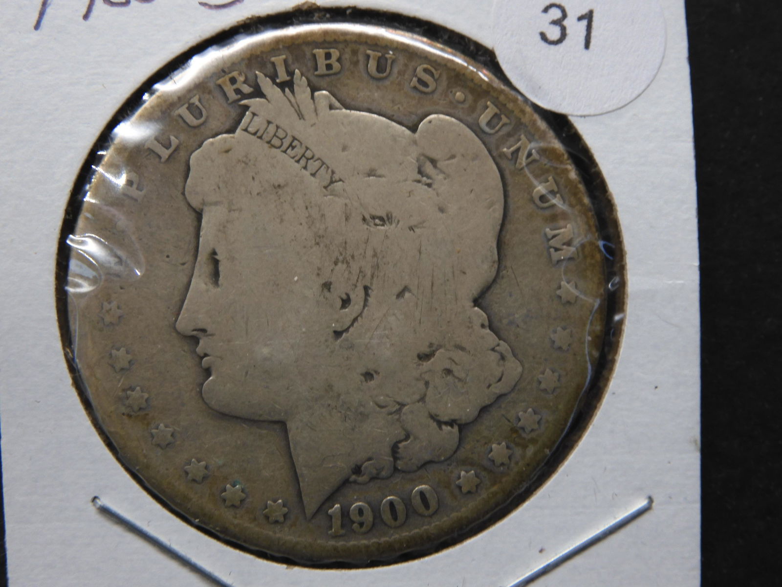 1900--S Morgan Dollar.  Better Date.   original coin. (1 of 3)