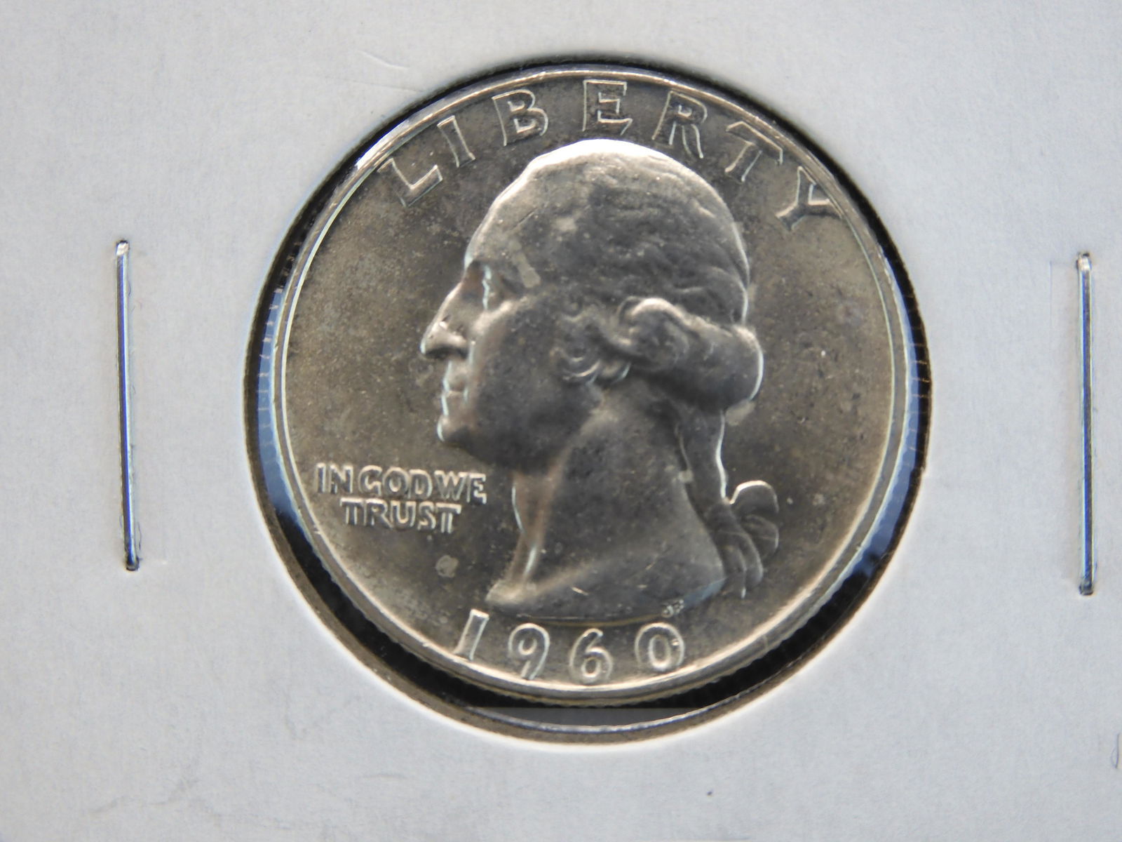 GEM BU 1960-D Washington Silver Quarter (1 of 2)