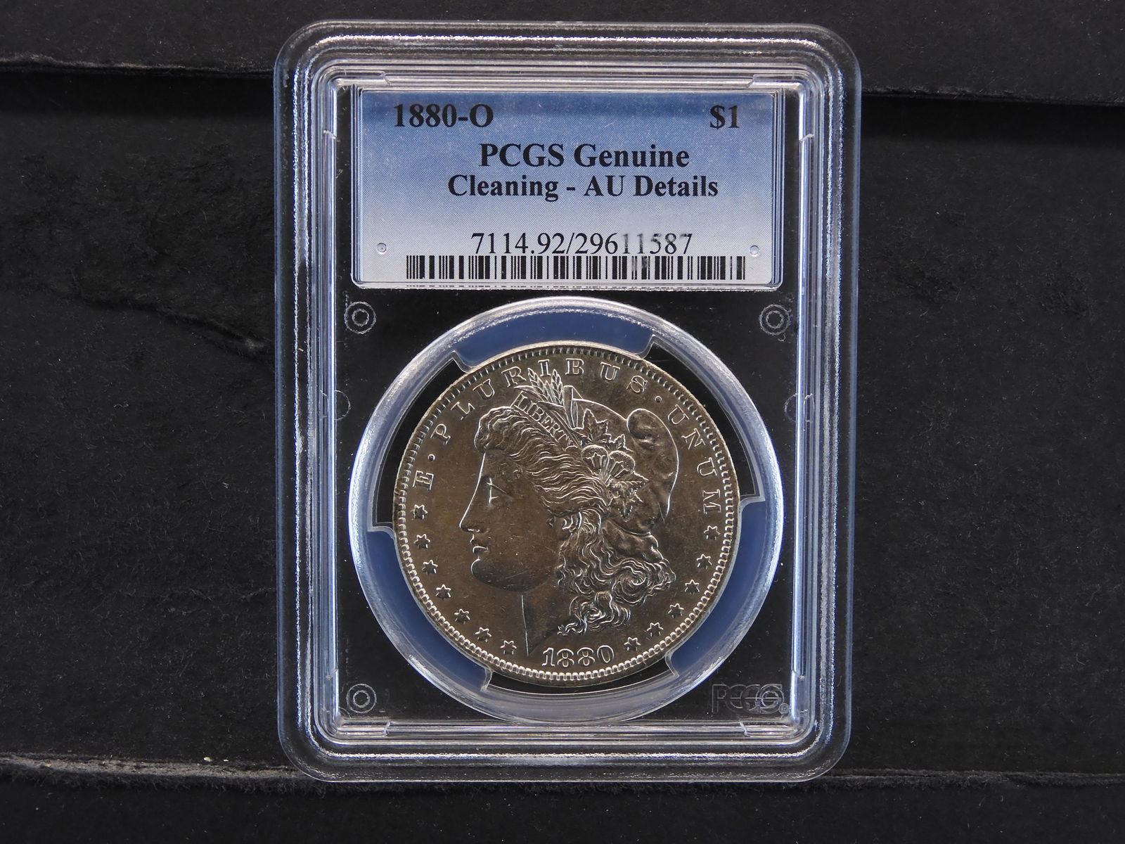 Very Tough 1880-O Morgan Silver Dollar PCGS AU Details (1 of 4)
