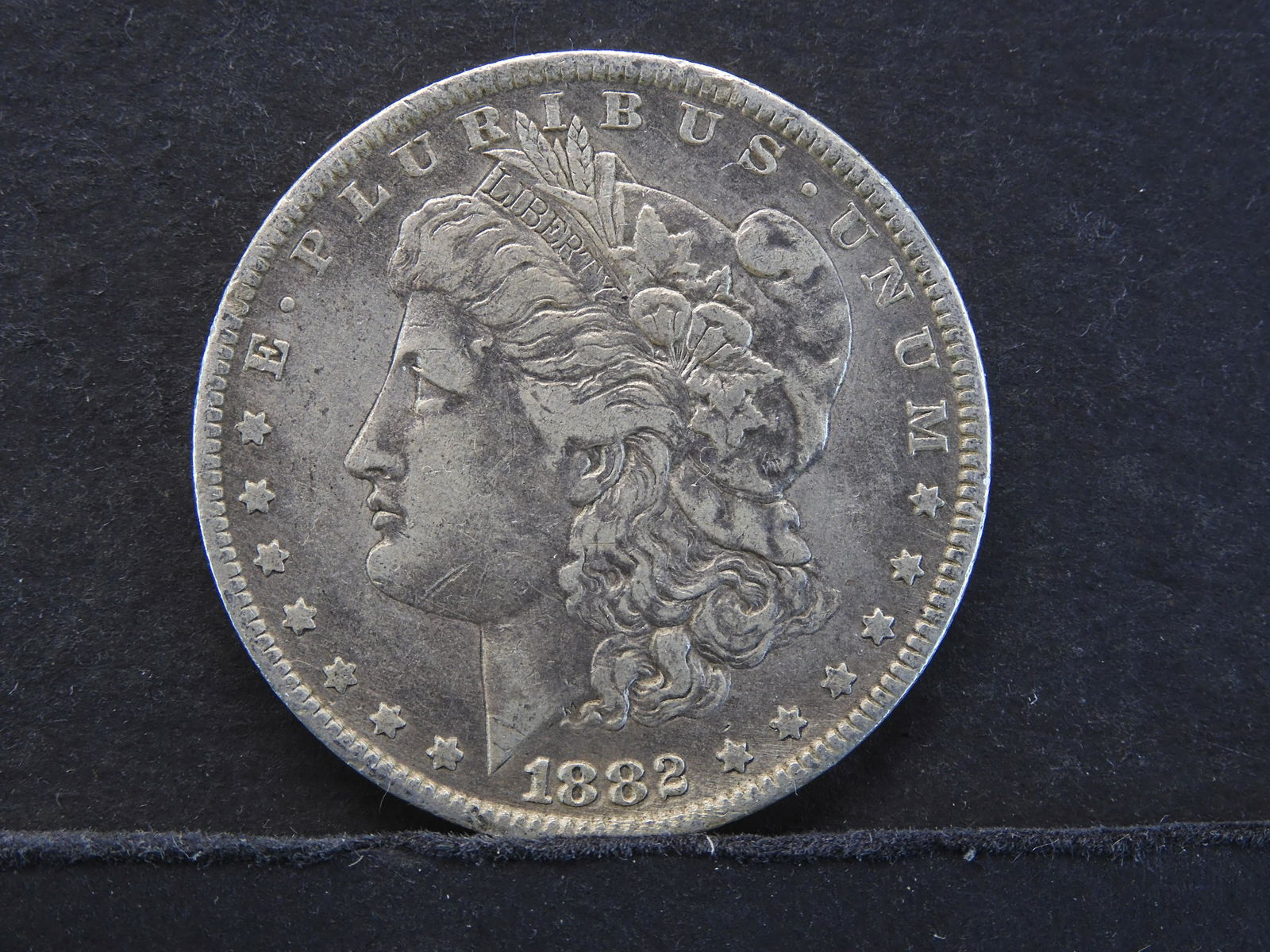 1882-O/S Morgan Silver Dollar BOLD Repunched Mint Mark! (1 of 2)